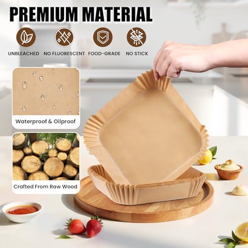 Classic OLESBUR Air Fryer Liners Disposable, 200Pcs 8 Essentials